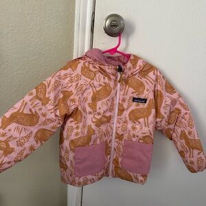 Patagonia Gold and Cream Patterned Jacket